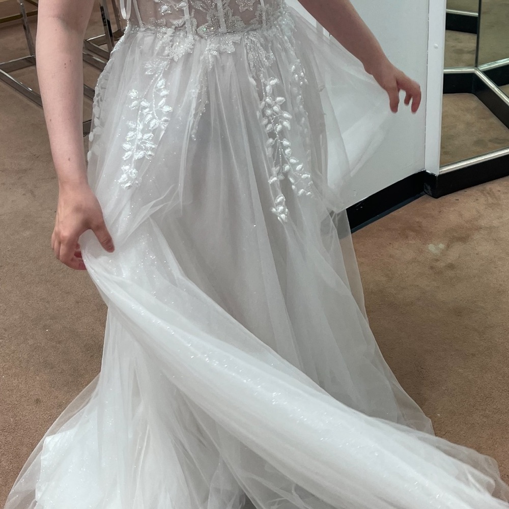 GB Strapless Illusion Ballgown - Picture 4 of 7